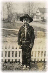 Me playing cowboy